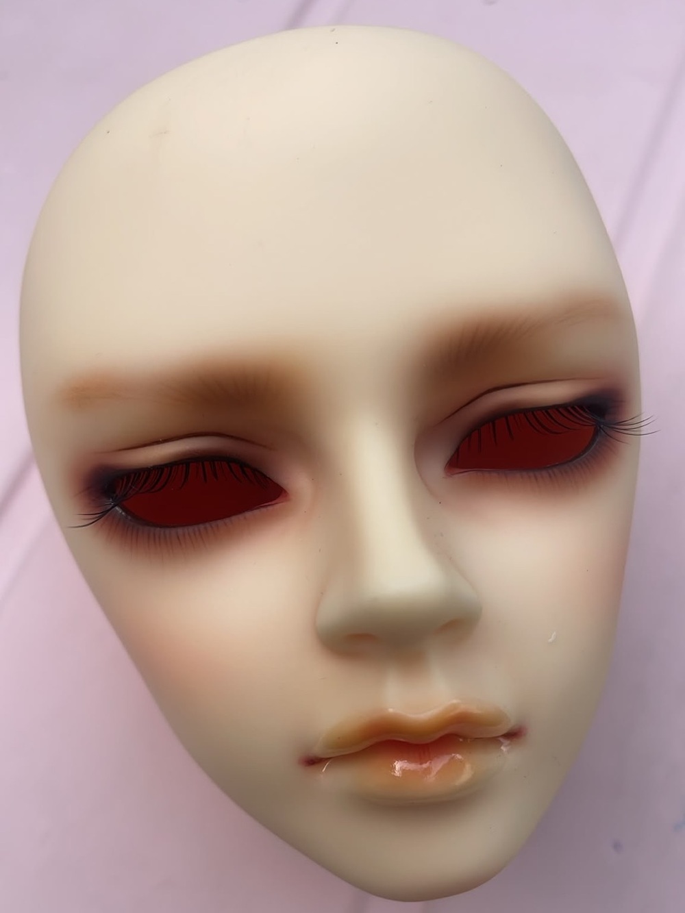 Makeup Doll Faceup Palette - Red Eye, Peach Lips